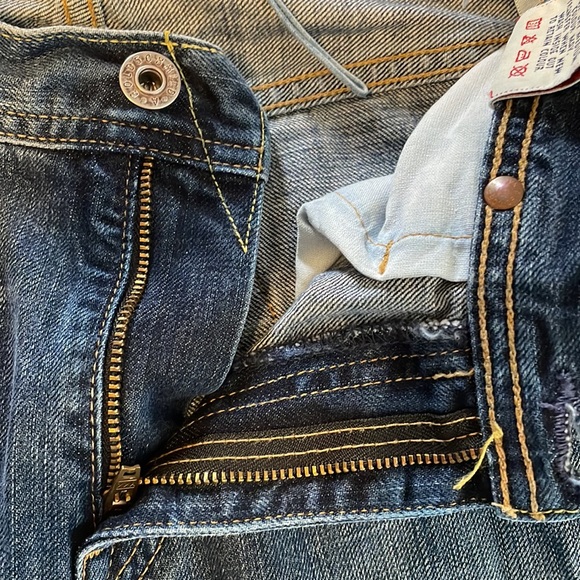 Y2K AG Adriano Goldschmied Mens Size 32 X 30 The Fillmore Relaxed Bootcut Jeans - Picture 11 of 13